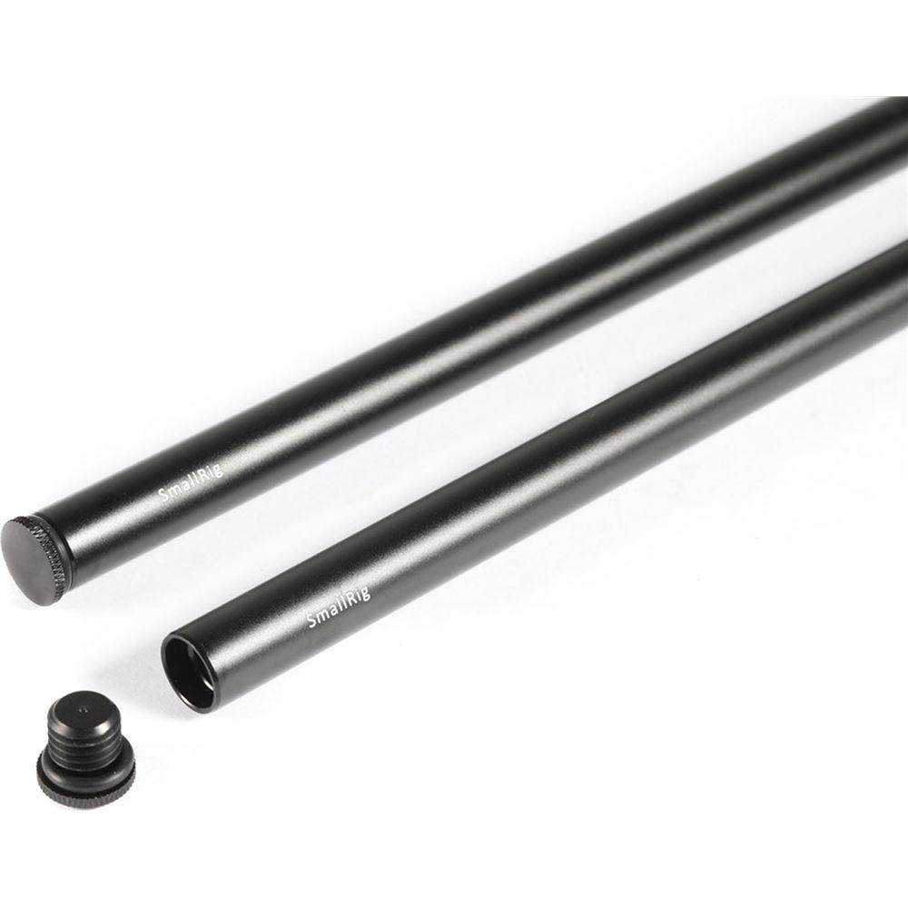 SmallRig 15mm Black Aluminum Rod Pair