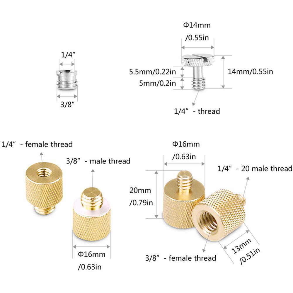 SmallRig Assorted Screw and Thread Adapter Pack