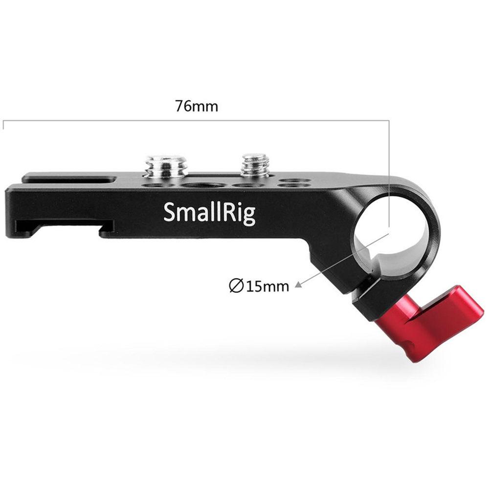 SmallRig Mini Mounting Plate with Single 15mm Rod Clamp