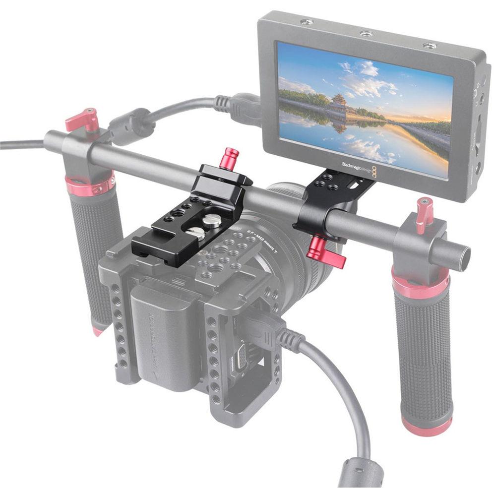 SmallRig Mini Mounting Plate with Single 15mm Rod Clamp