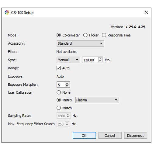 SpectraCal CR-100 Tristimulus Colorimeter Photometer