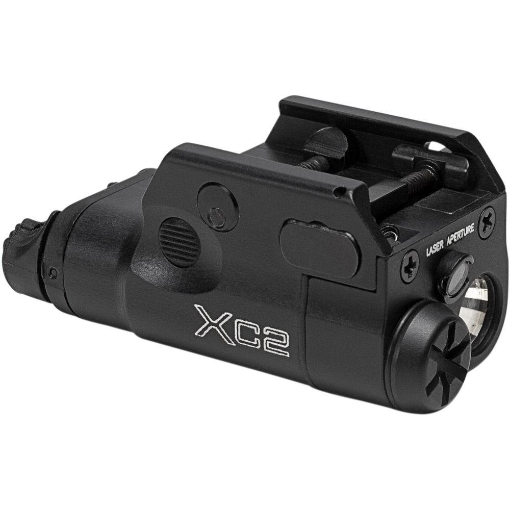 SureFire XC2-A Ultra-Compact LED Handgun Light with Red Aiming Laser