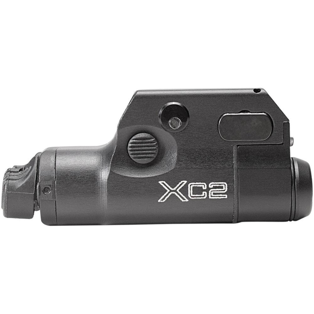 SureFire XC2-A Ultra-Compact LED Handgun Light with Red Aiming Laser