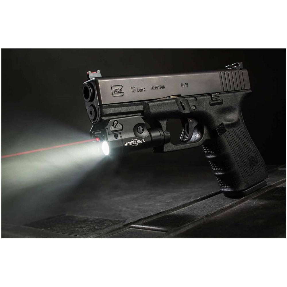 SureFire XC2-A Ultra-Compact LED Handgun Light with Red Aiming Laser
