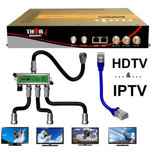 Thor 2-Channel HDMI YPbPr CVBS to Digital RF Encoder Modulator System