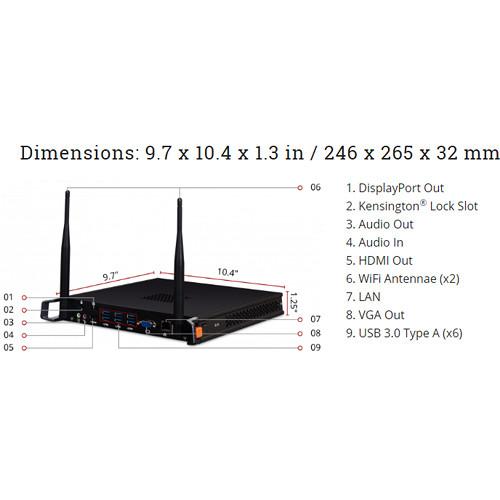 ViewSonic VPC14 Windows Slot-In PC Module with vPro Technology for ViewBoard IFP50 Series Displays