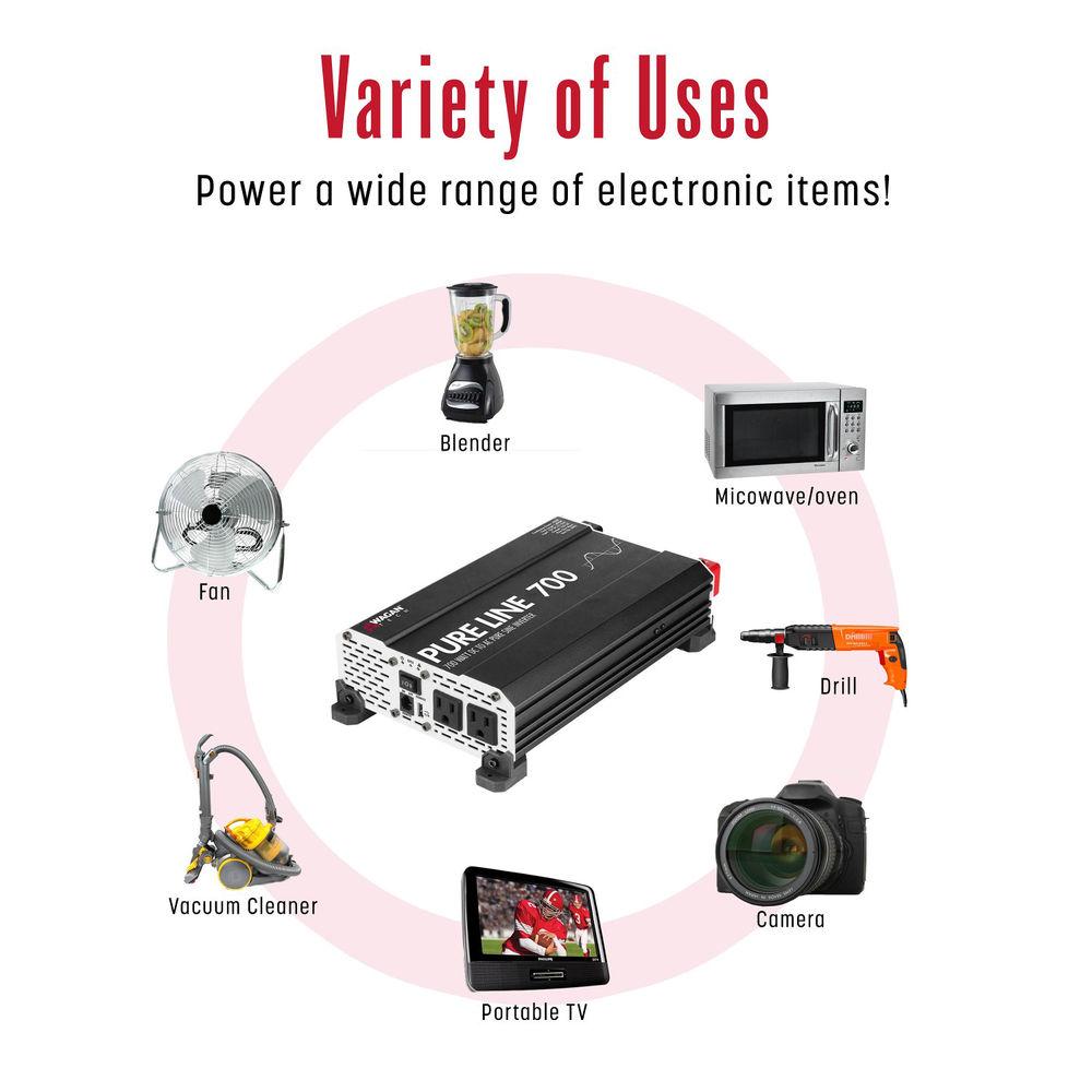 WAGAN Pure Line 700W Power Inverter