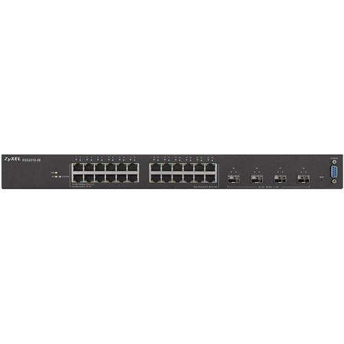 ZyXEL 24-Port 100 1000 Mb s and 4-Port 10GbE SFP L2 Switch with 10GbE Uplink