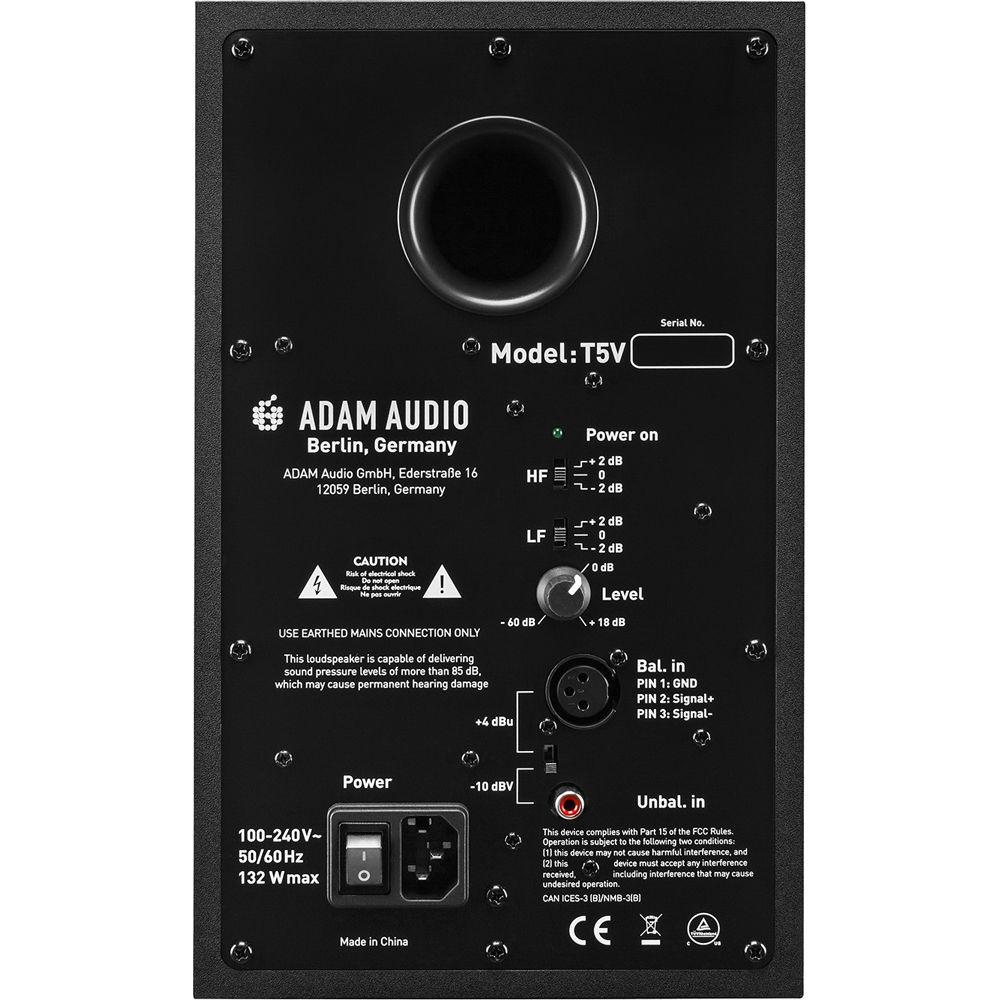 Adam Professional Audio T5V T-Series Active Nearfield Monitor, Adam, Professional, Audio, T5V, T-Series, Active, Nearfield, Monitor