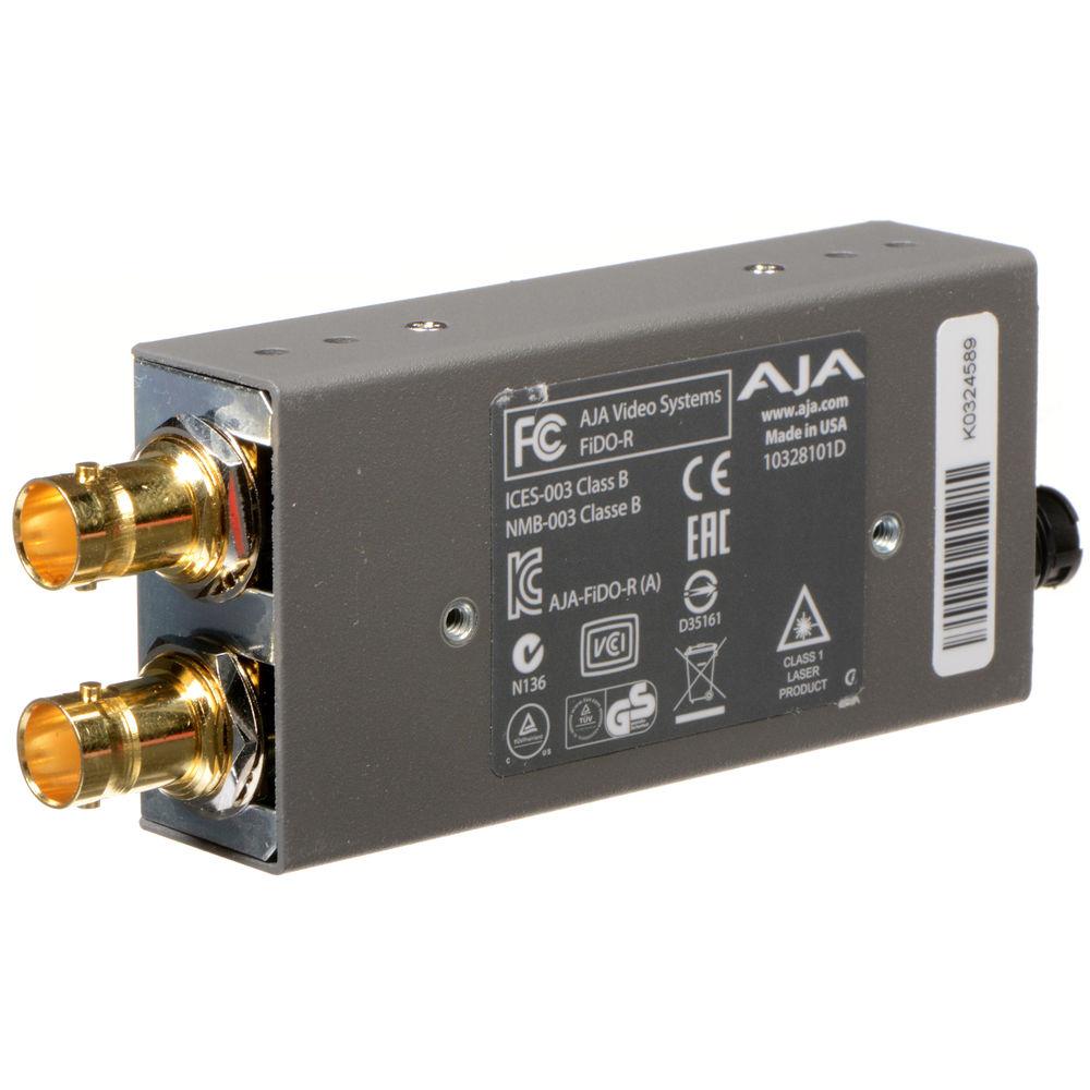 AJA FiDO Single-Channel LC Fiber to 3G-SDI Mini Converter