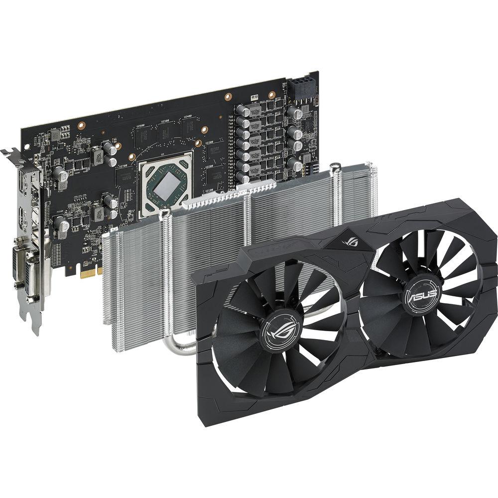 ASUS Republic of Gamers Strix 4G OC Radeon RX 570 Graphics Card