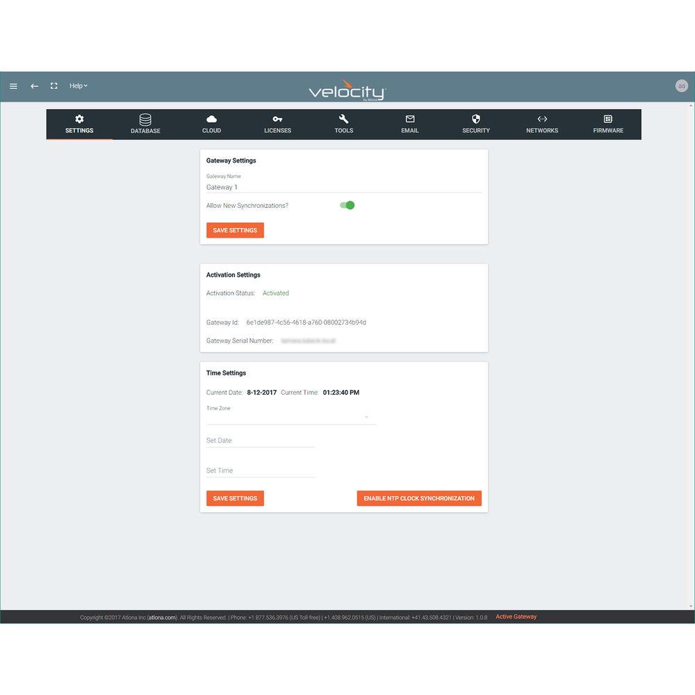 Atlona Velocity Control Gateway for 250 Devices