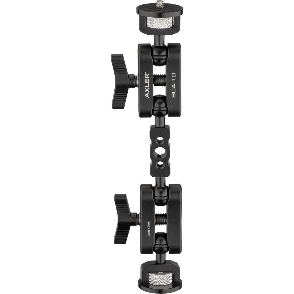 Axler 9" Dual-Ball Clamp Arm with 1 4"-20 Accessory Mounting