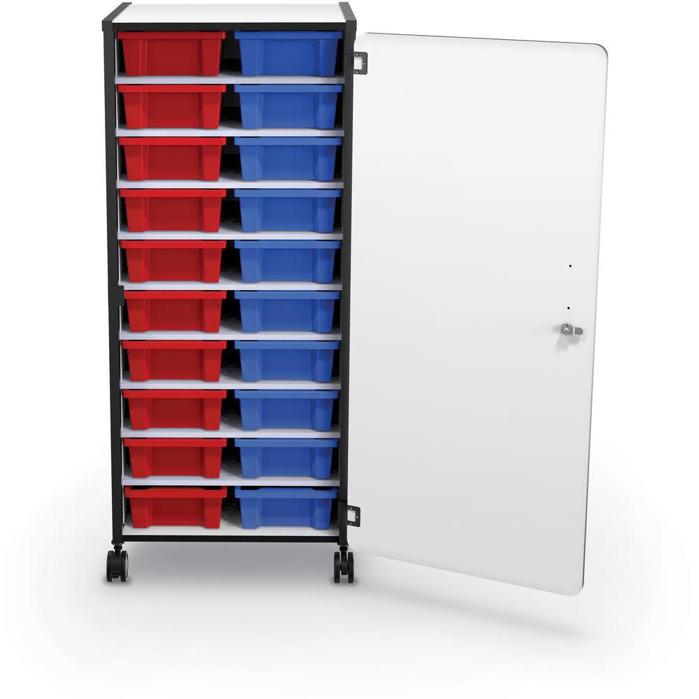 Best Rite Mobile 20-Tub Storage Cart with Full Set of Tubs