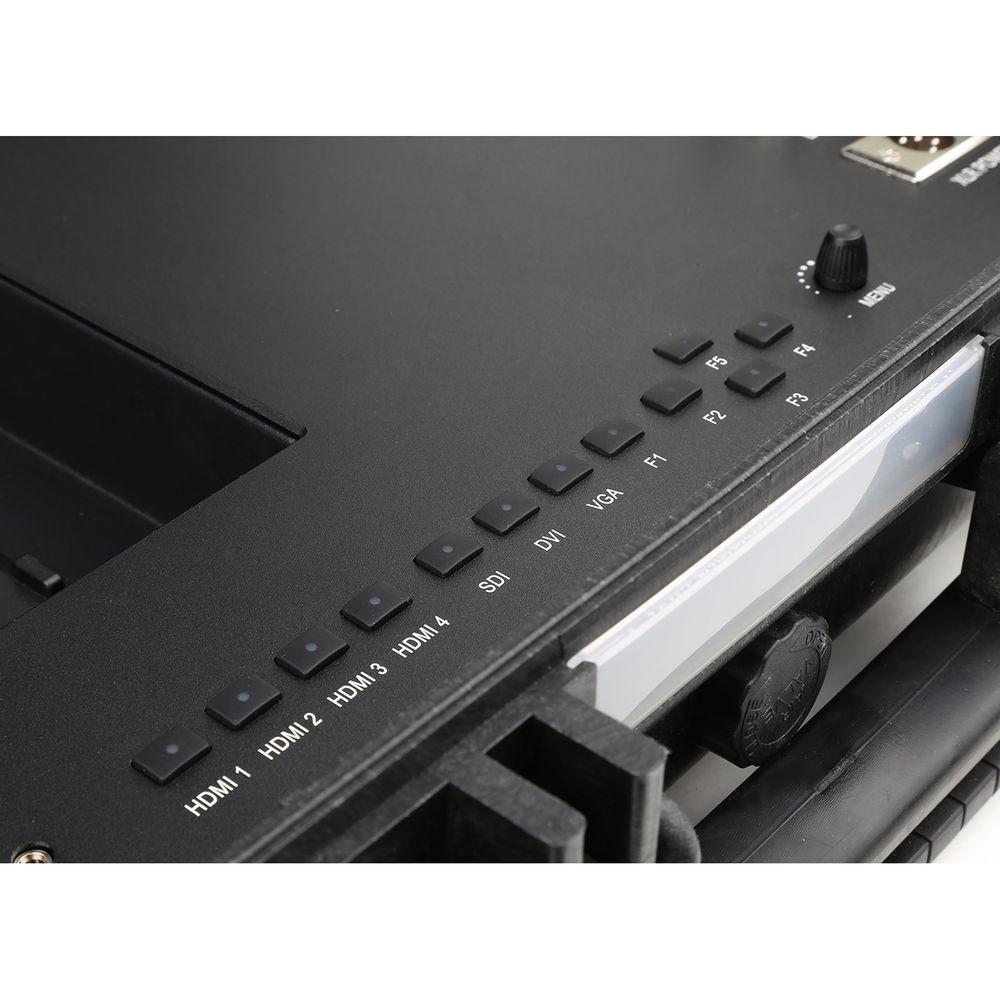CAME-TV Portable Case 4K HDMI 3G-SDI VGA DVI Monitor