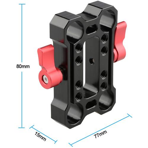CAMVATE Height Riser Offset Railblock 15mm Rod Clamp