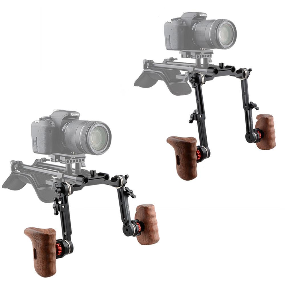 CAMVATE Rosette Style Wooden Handle Kit with 15mm Railblock