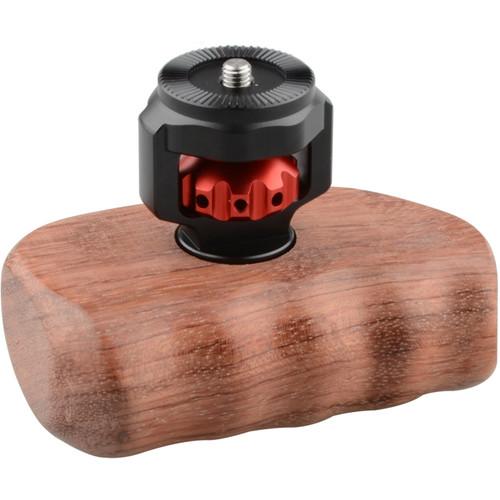 CAMVATE Wooden Handle with M6 Arri Rosette Mount