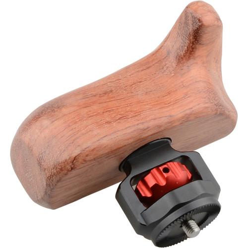 CAMVATE Wooden Handle with M6 Arri Rosette Mount