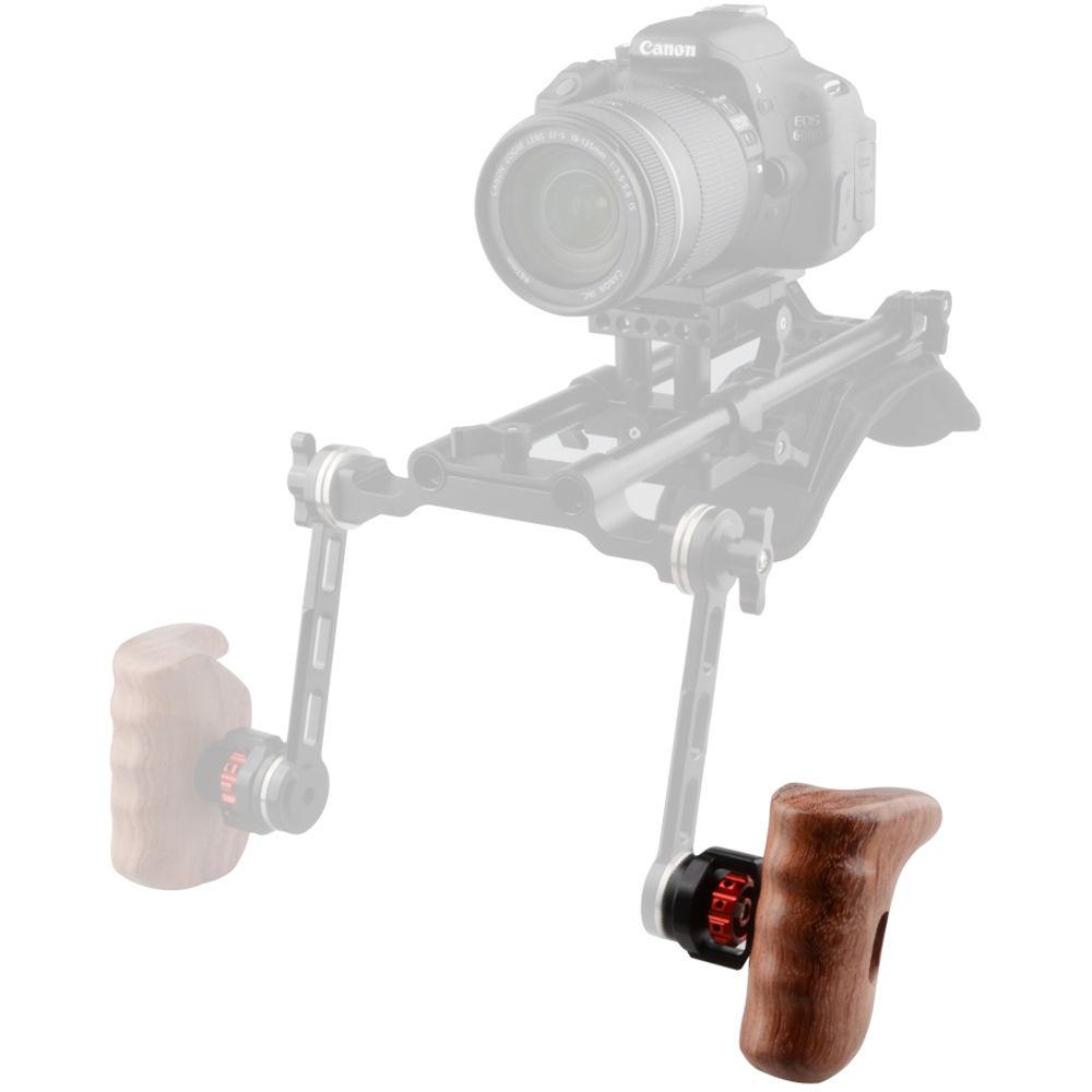 CAMVATE Wooden Handle with M6 Arri Rosette Mount