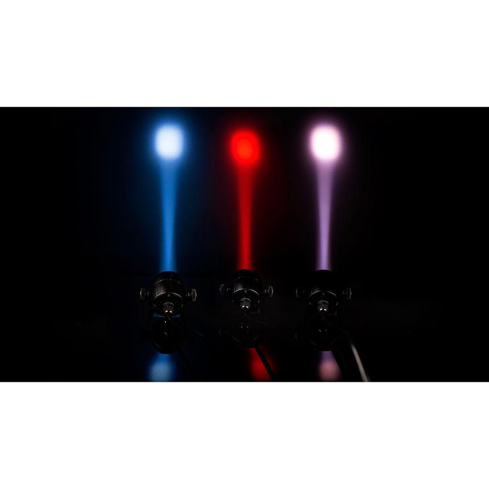 CHAUVET DJ LED Pinspot 3 with 5-Pack of Colored Gels