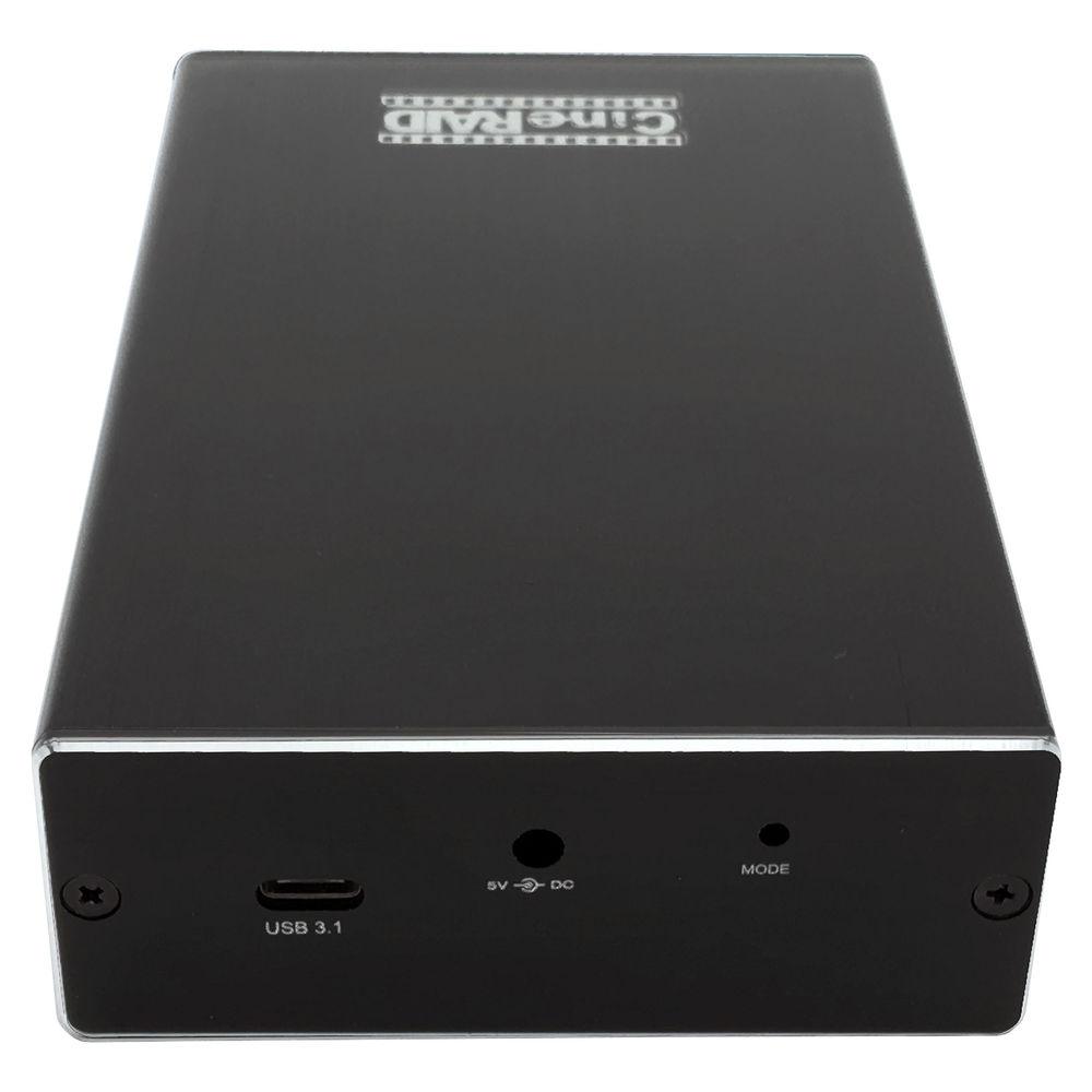 CineRAID CR-H218 960GB 2-Bay USB 3.1 Gen 2 Type-C Raid Array