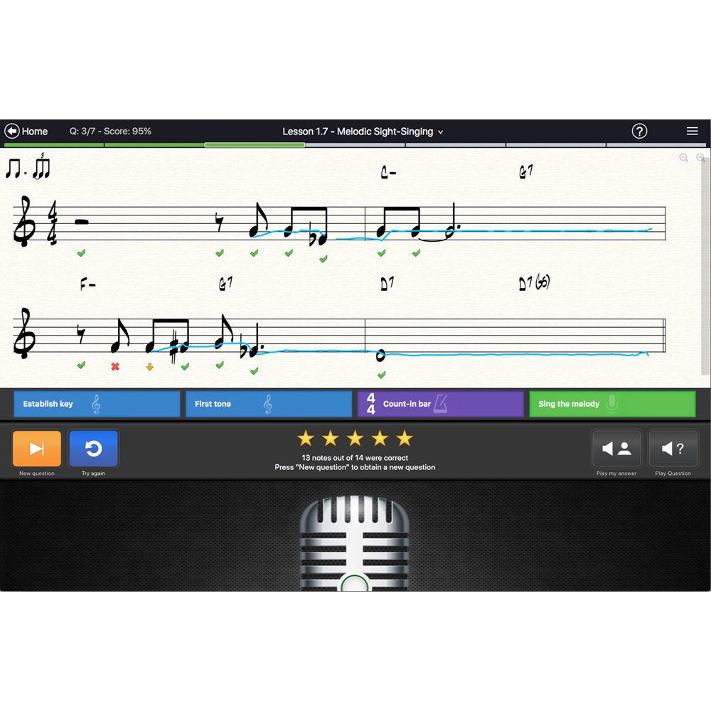 eMedia Music EarMaster 7 Pro - Ear Training and Music Theory Software