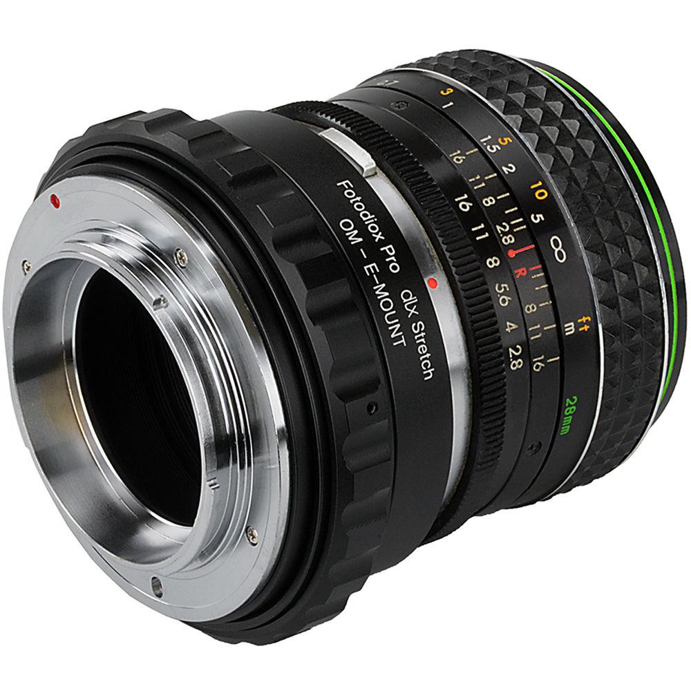 FotodioX Olympus OM Lens to Sony E-Mount DLX Stretch Adapter