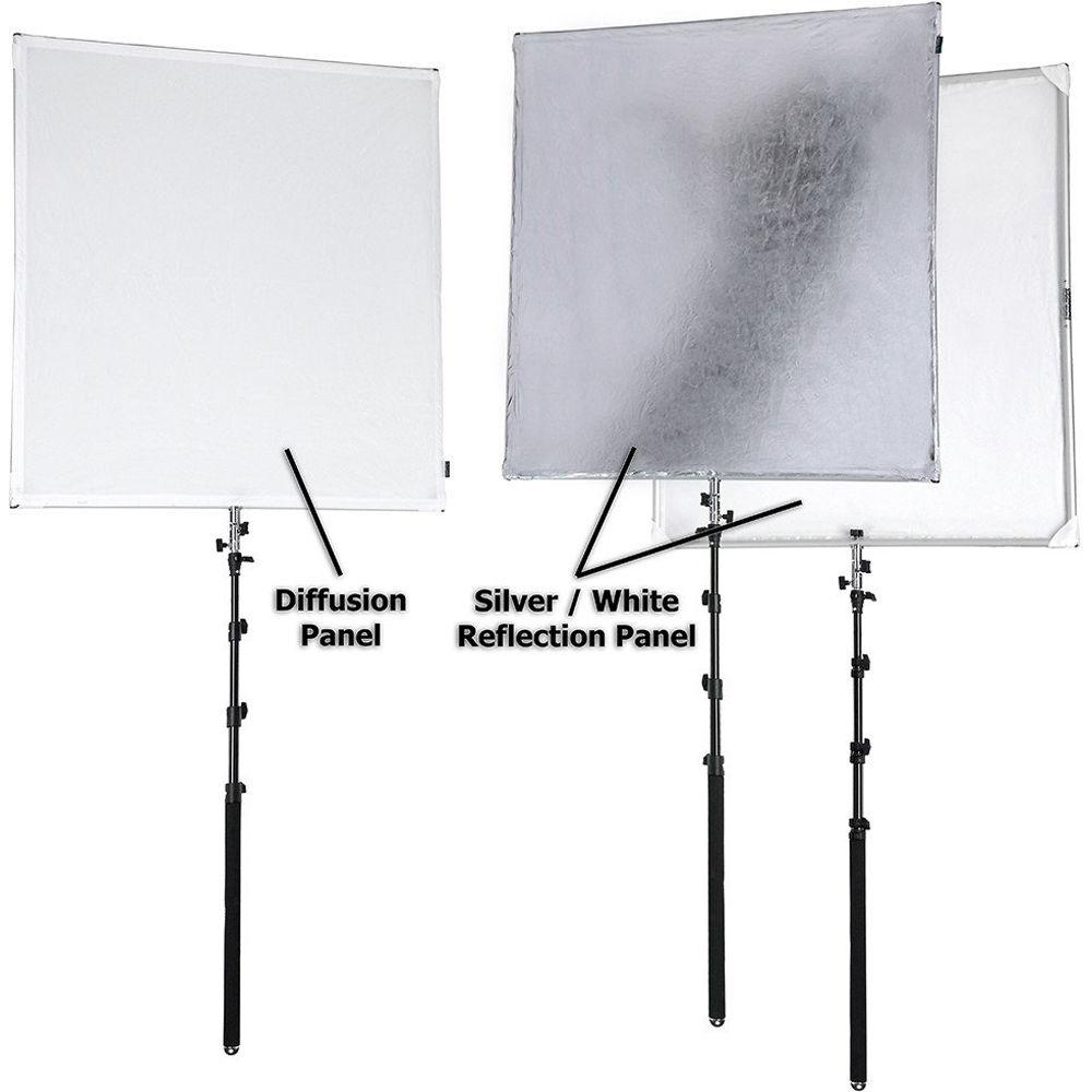 FotodioX Pro Studio Solutions Giant Sun Scrim Collapsible Frame Diffusion Kit with Bag
