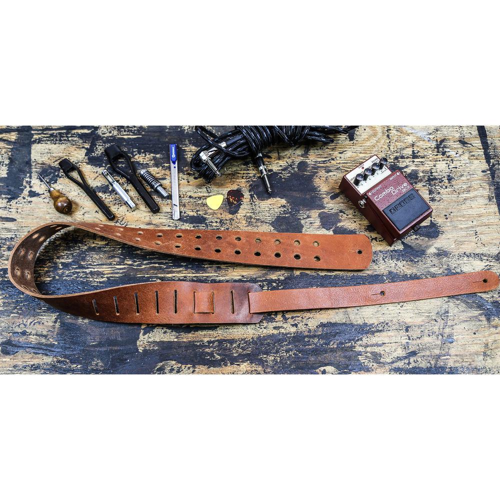 Funk Plus Double Hole Genuine Premium Leather Intrinsic Guitar Strap