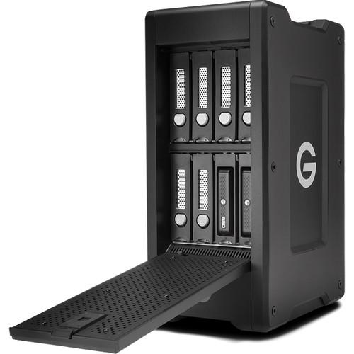 G-Technology G-SPEED Shuttle XL 36TB 8-Bay Thunderbolt 3 RAID Array with Two ev Bay Adapters