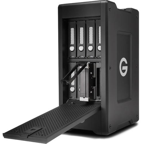 G-Technology G-SPEED Shuttle XL 60TB 8-Bay Thunderbolt 3 RAID Array with Two ev Bay Adapters