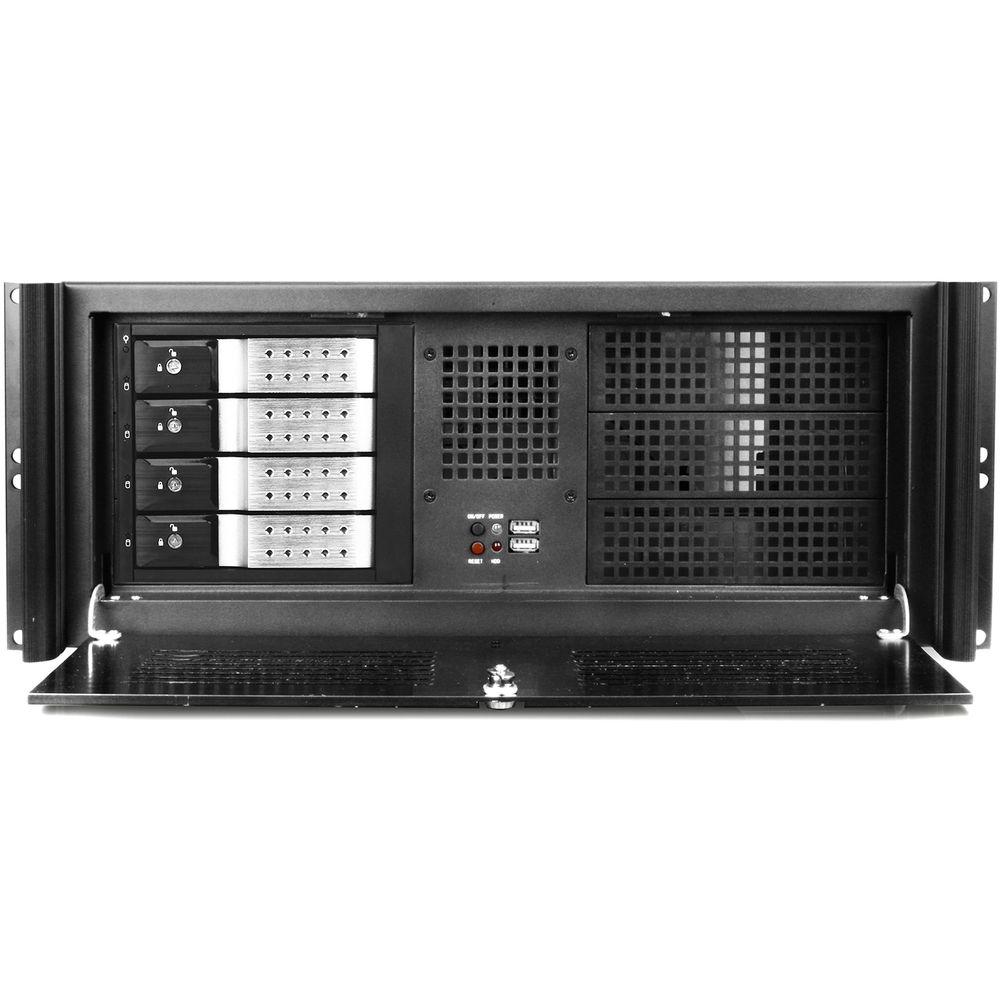 iStarUSA Compact Stylish Trayless Rackmount Chassis for Four 3.5" Hotswap Drives