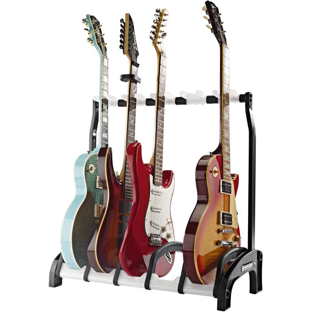 K&M 17525 Guardian 5, Five-Electric-Guitar Stand