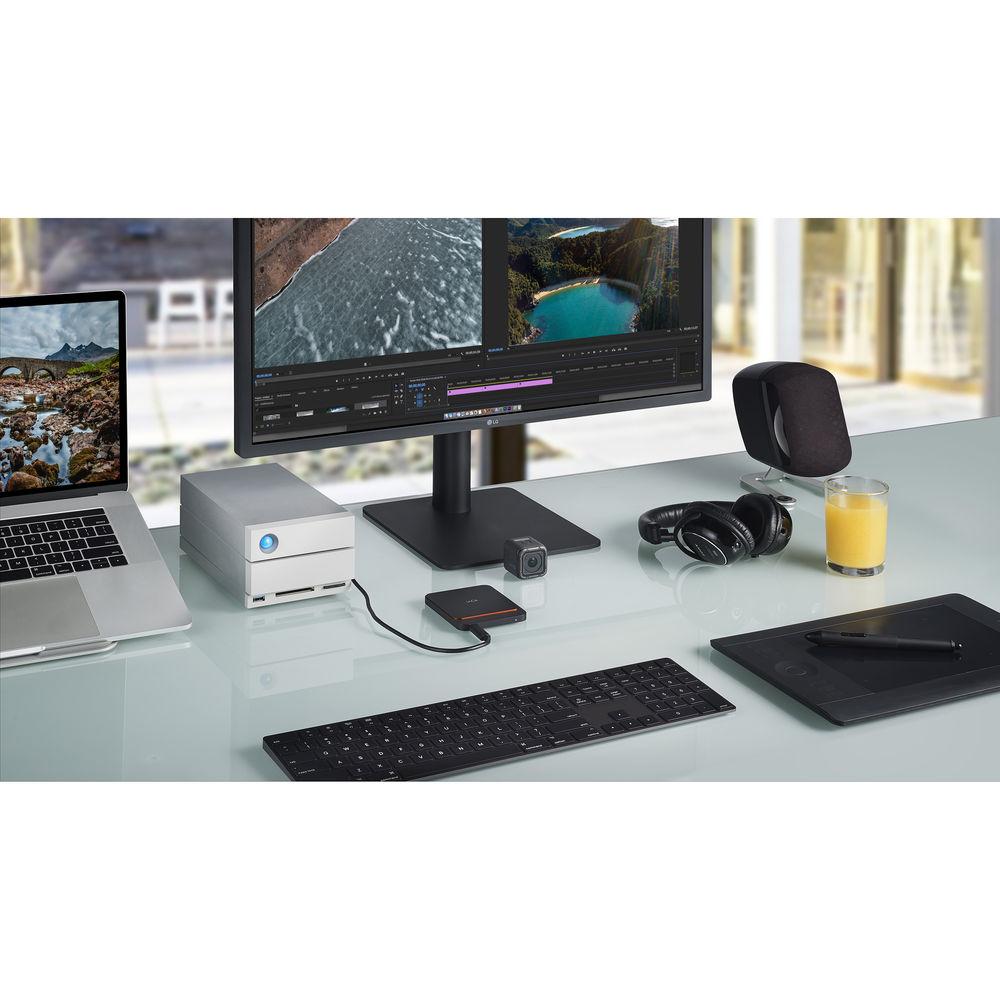 LaCie 500GB Portable USB 3.1 Gen 2 Type-C External SSD