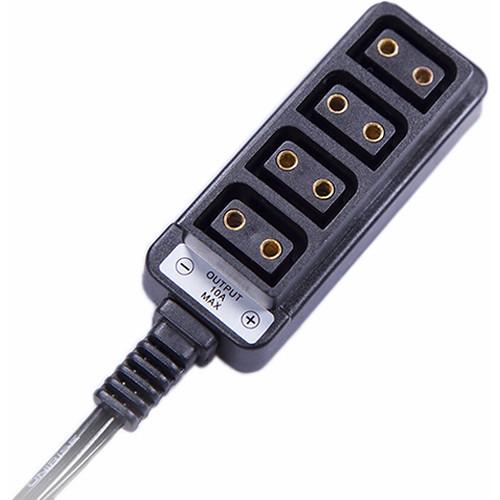 LanParte D-Tap Male to Female 1:4 Cable Splitter Hub