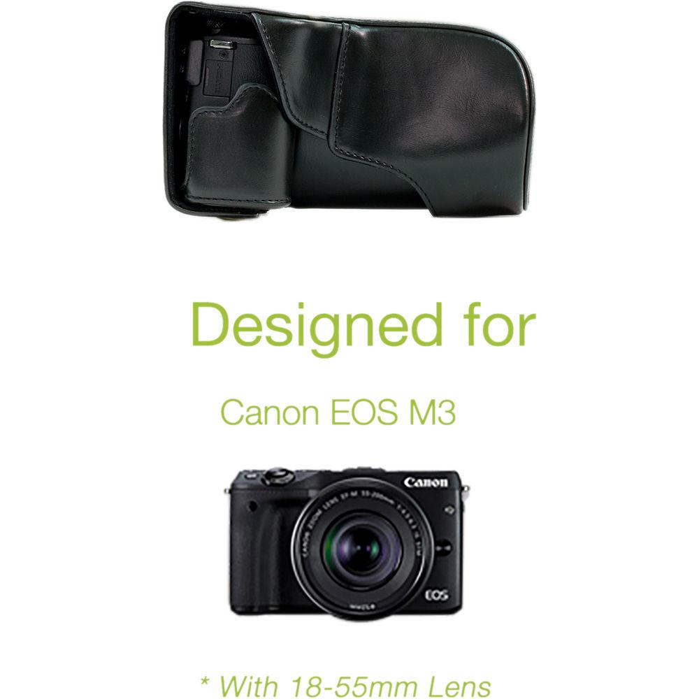 MegaGear Ever Ready Protective Case for Canon EOS M3, 18-55 55-200