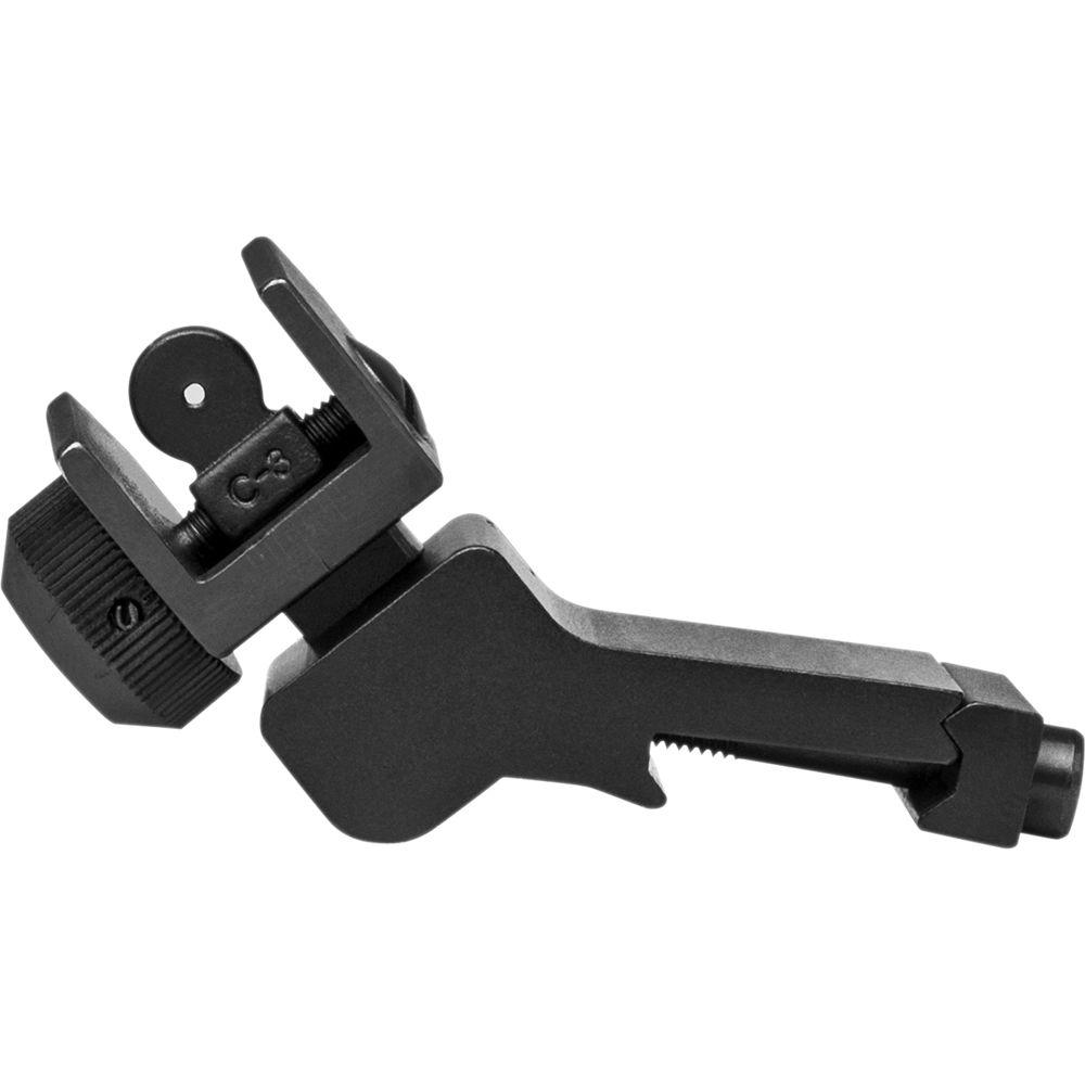 NcSTAR 45-Degree Offset Flip-Up Rear Sight for AR-15