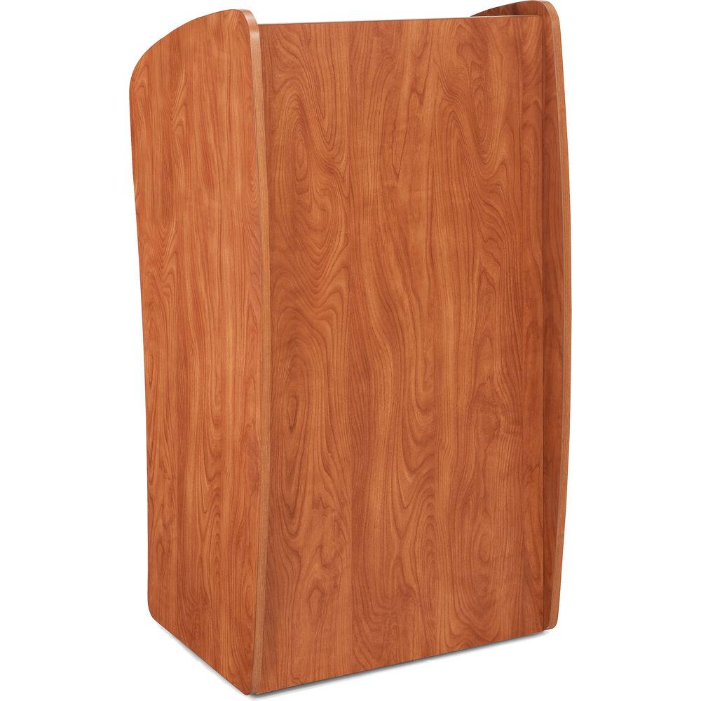 Oklahoma Sound The Vision Lectern with Sound, Rechargeable Battery & Tie Clip Lavalier Wireless Mic