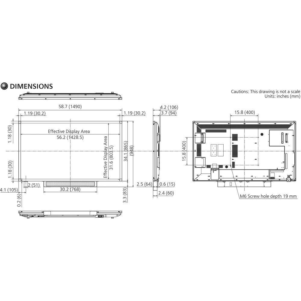 Panasonic 65" Full HD Touch LED Display