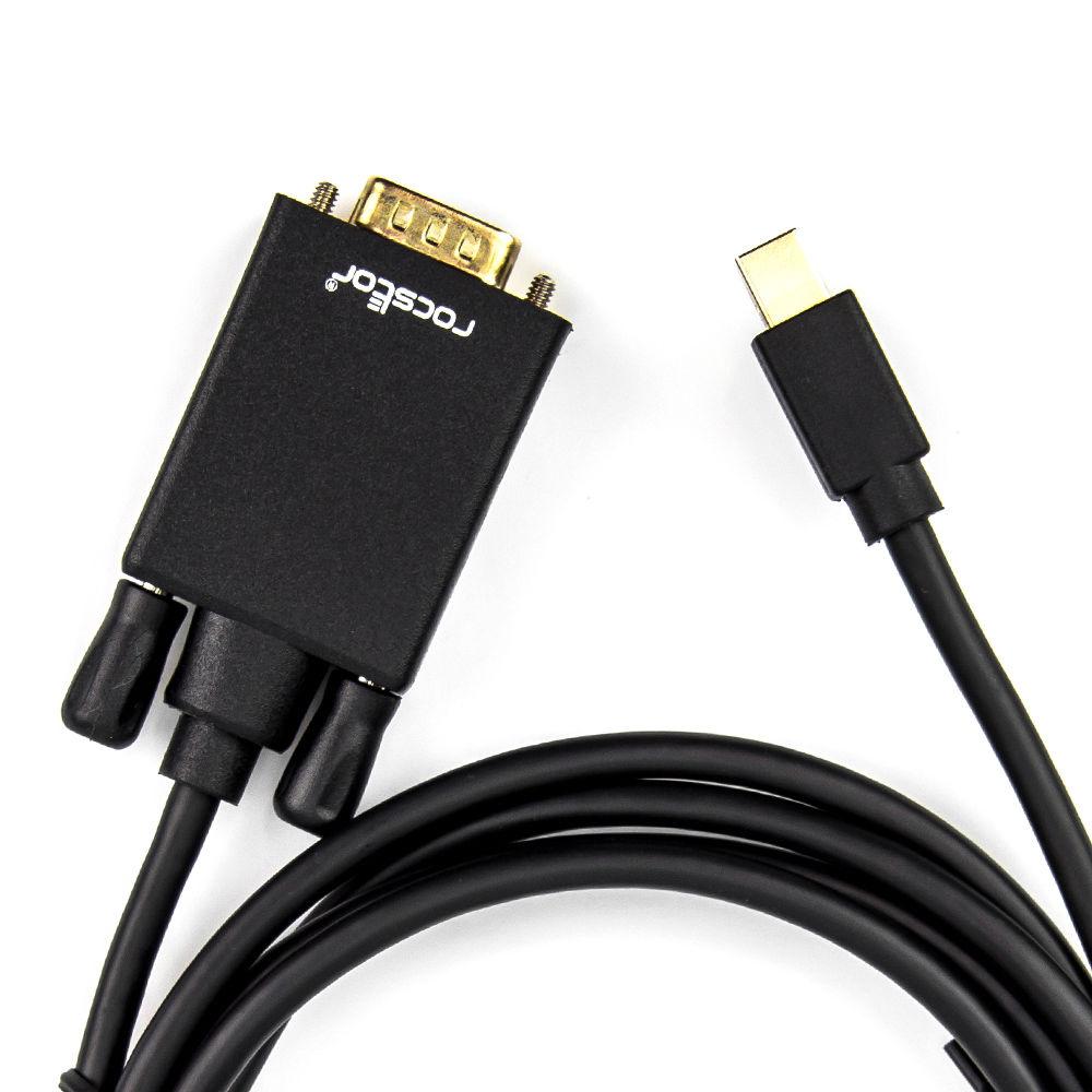 Rocstor Mini DisplayPort Male to VGA Male Adapter Cable