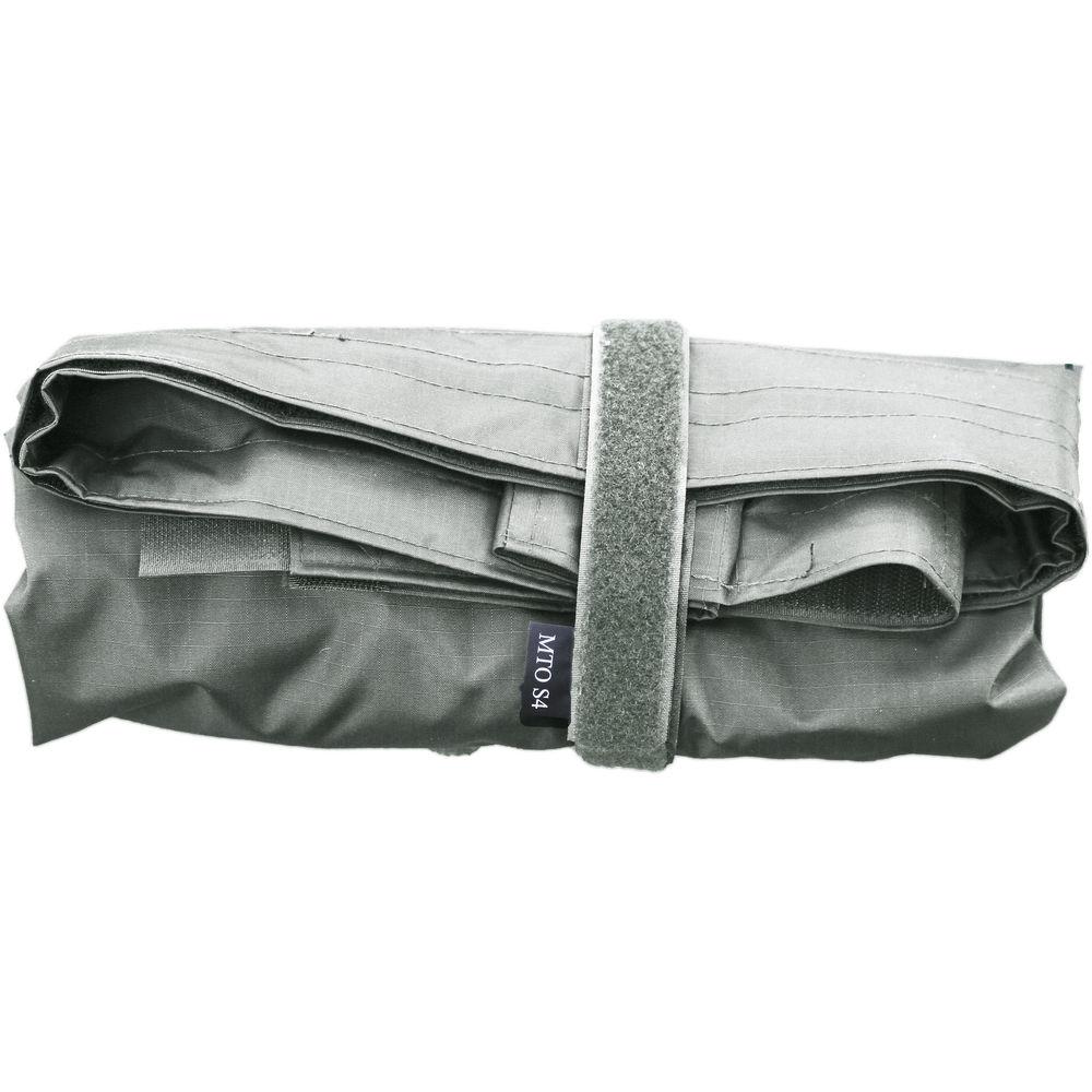 Shooterslicker Mto-S4A-Gy Triax Studio Camera Cover With Added Closed Sleeve For Antenna - Silver Gr