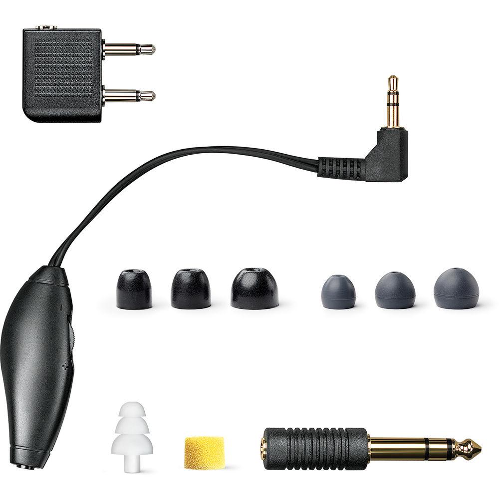 Shure SE535 Sound-Isolating In-Ear Stereo Headphones with Bluetooth and 3.5mm In-Line Remote Mic Cables