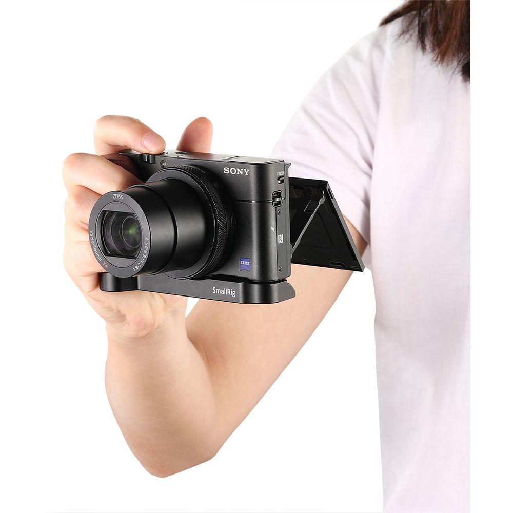 SmallRig L-Shape Wooden Grip for Sony RX100 III IV V VI