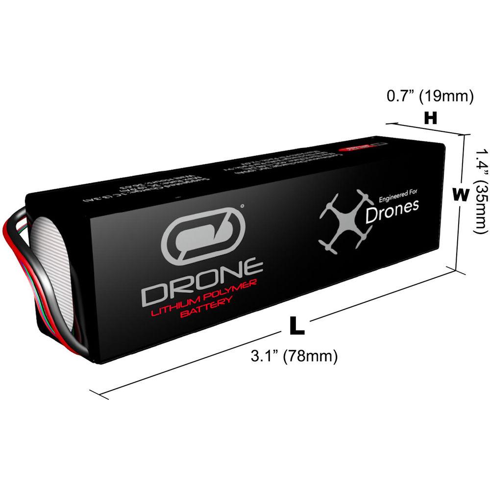 Venom Group 75C 1000mAh 3S 11.1V FPV Drone Racing LiPo Battery