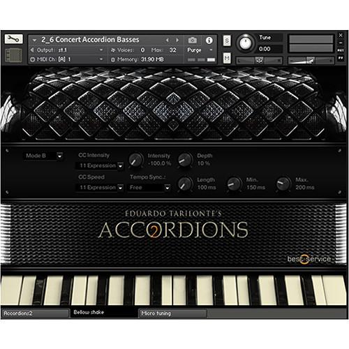 Best Service Accordions 2 Upgrade - Virtual Instrument Plug-In