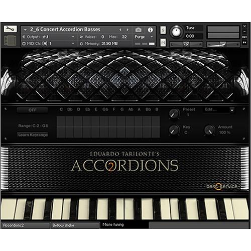 Best Service Accordions 2 - Virtual Instrument Plug-In