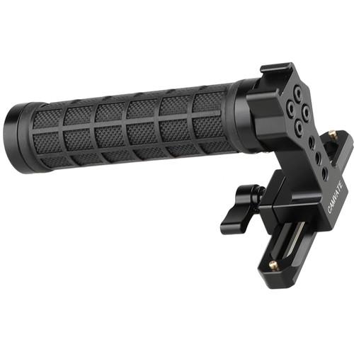 CAMVATE Quick Release Black Rubber Grip Handle with 100mm NATO Rail