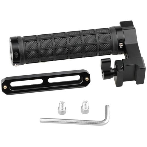 CAMVATE Quick Release Black Rubber Grip Handle with 100mm NATO Rail