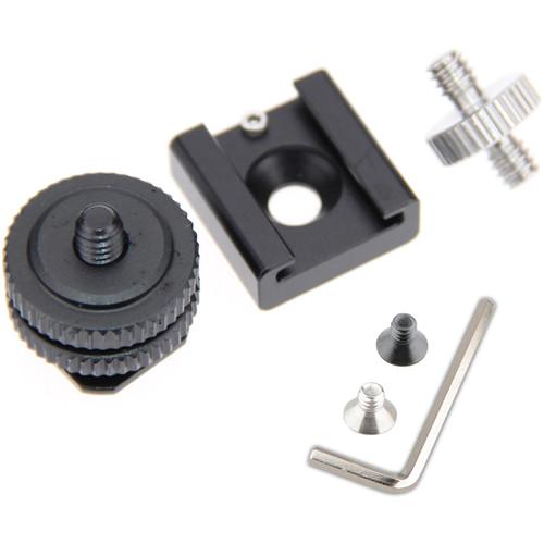 CAMVATE Shoe Mount And 1 4"-20 Male To 1 4"-20 Male Adapter Set